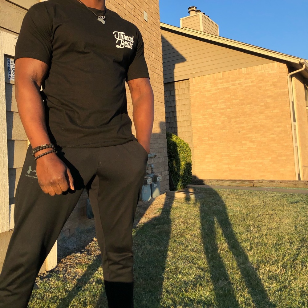 New streetwear black tshirt